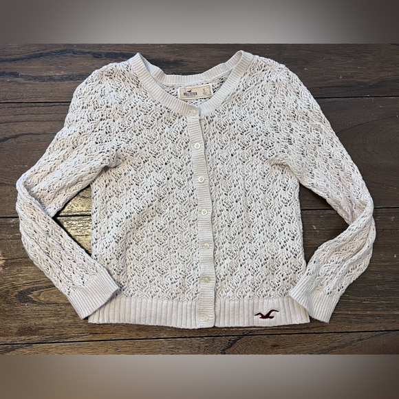 Hollister Sweaters - VTG Hollister Y2K Knit Cardigan 2000’s Womens size Small